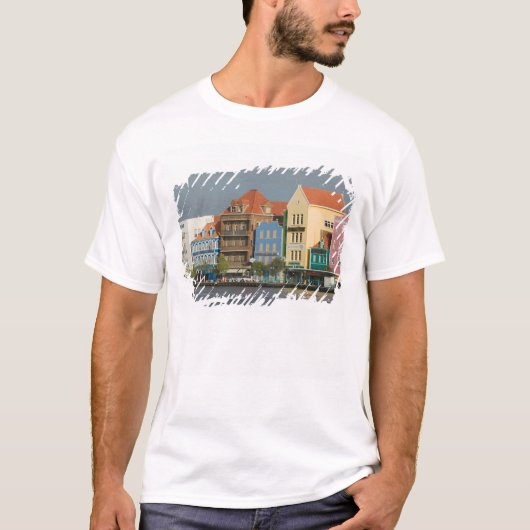 ABC-eilanden, CURACAO, Willemstad: Harborfront 2 T-shirt (Voorkant)
