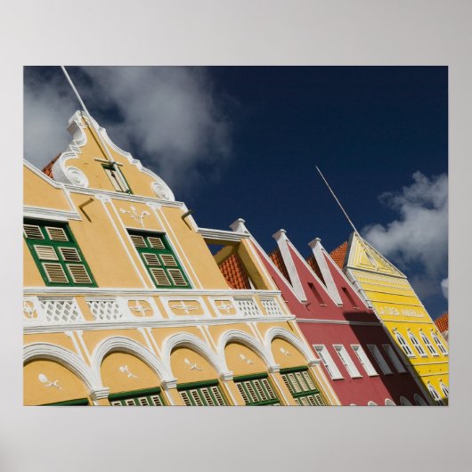 ABC-eilanden, CURACAO, Willemstad: Punda Poster (Voorkant)
