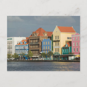 ABC-eilanden, CURACAO, Willemstad: Waterfront 2 Briefkaart