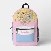 ABC EN 123 GRILLIGE KINDER BEDRUKTE RUGZAK (Voorkant)