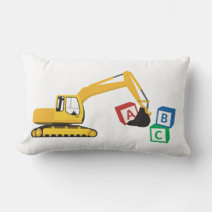 ABC Excavator Construction Truck Kussen