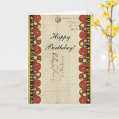 ABC Grens Ledger, Happy Birthday! Kaart (Gele Bloem)