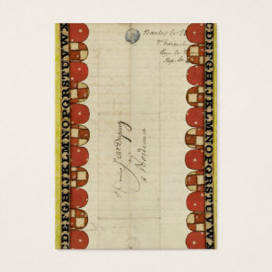 ABC Grens  Ledger Visitekaartje