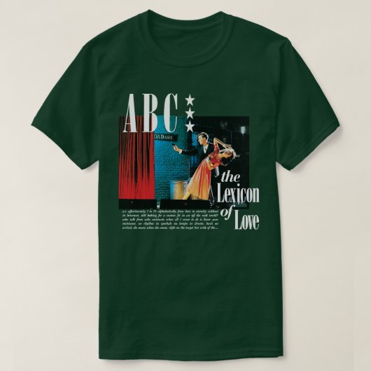ABC Het lexicon van de liefde T-shirt (Design voorkant)