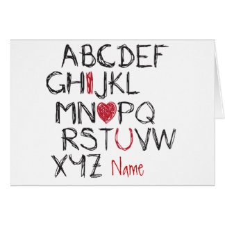 ABC I Hart U gepersonaliseerd