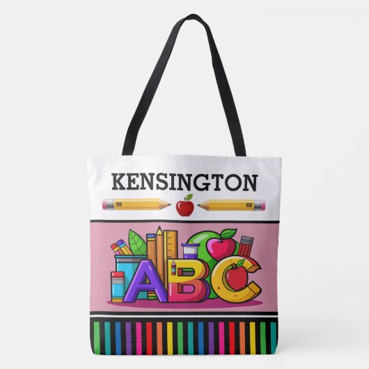 ABC KIJK NAAR MIJ - Zie Canvas tas (Voorkant)