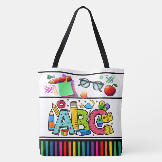 ABC KIJK NAAR MIJ - Zie Canvas tas (Achterkant)