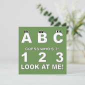 ABC Kijk wie 3 Print is Kaart (Staand voorkant)