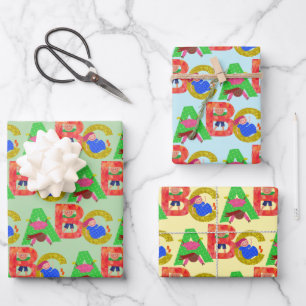 ABC Kinder Design Wrapping Paper