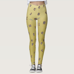 ABC Letter zebra Safari Wild Zoo Tree School kinde Leggings