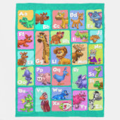 ABC Noah Blanket Fleece Deken (Voorkant)