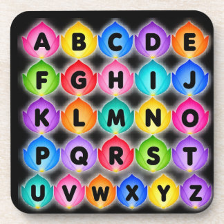 ABC Onderwijs Letters Peuter Poster Cadeau Bier Onderzetter