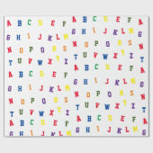 ABC-pakpapier Cadeaupapier (Vlak)