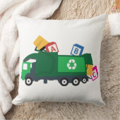 ABC Recycling Garbage Truck Kussen (Deken)