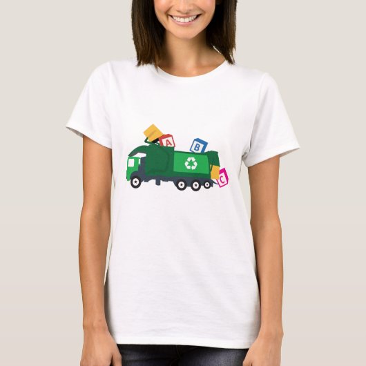 ABC Recycling Garbage Truck T-shirt (Voorkant)