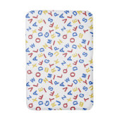 ABC Rood Geel Blauw Badmat (Voorkant Verticaal)