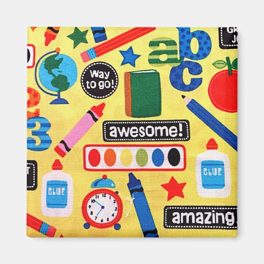 ABC School Verbazingwekkend Magneet (Voorkant)