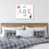 ABC sur toile enroulée (Insitu(Chambre))