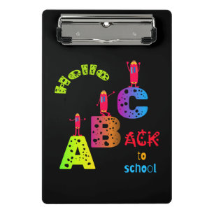 ABC Terug naar school Mini Klembord