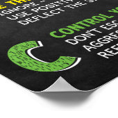 ABC van de strijd tegen pesterijen in het klasloka Poster (Hoek)