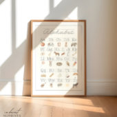 ABC Wall Art Poster Alfabet Kinder ABC's