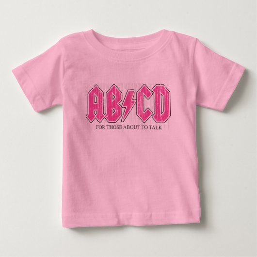 ABCD BABY T-SHIRT (Voorkant)