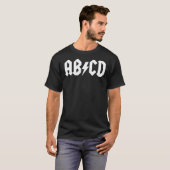 ABCD Classic T-Shirt (Voorkant volledig)