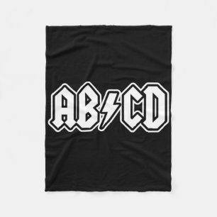 ABCD Fun Terug naar School Teacher Student Fleece Deken