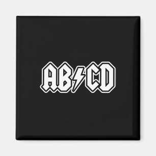 ABCD Fun Terug naar School Teacher Student Magneet