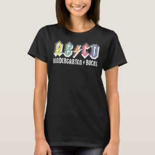 Abcd Kindergarten Rocks T-shirt