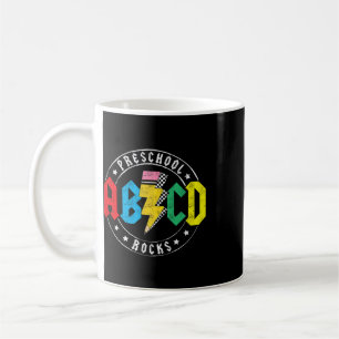 Abcd Peuterspeelzaal Rocks 1e Dag Pre-k Leerkracht Koffiemok