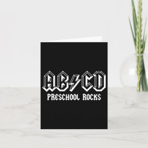 ABCD Rocks Back to School Preschool Rocks Fun Teac Kaart