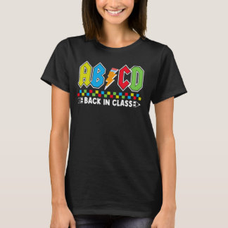 ABCD Terug in de klas Rocks Terug naar school jong T-shirt