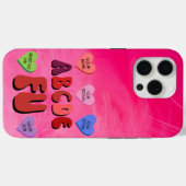 Abcde FU Valentijnsdag Case-Mate iPhone Case (Achterkant (horizontaal))