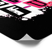 Abcdefu Retro Funny Heart Valentine's Day  Poster (Hoek)