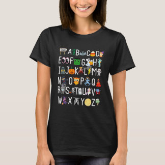 ABC's leren kleuterleraar grappige Halloween T-shirt