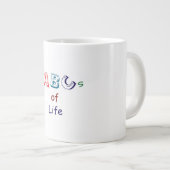 ABCs of Life Specialty Mug Extra Grote Beker (Voorkant rechts)