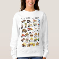 ABC's van NYC Iconic New York City Foods Alphabet