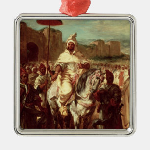 Abd Ar-Rahman Sultan van Marokko Metalen Ornament