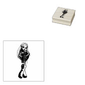 Abdij rubber stempel (Gestempeld)