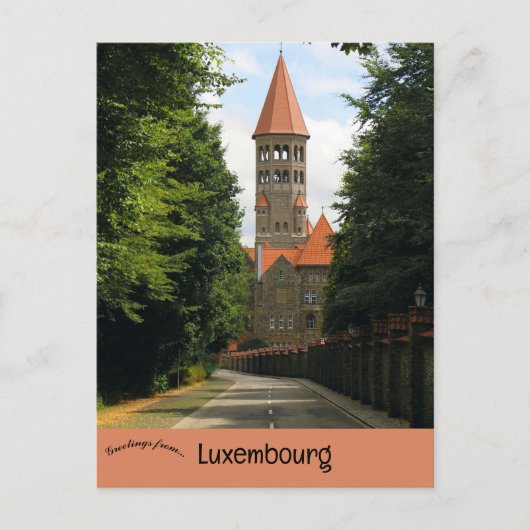 Abdij van Clervaux Clervaux Luxemburg Briefkaart (Voorkant)