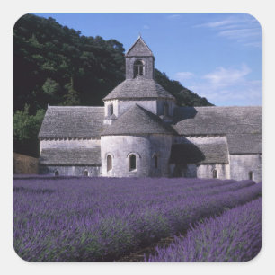 Abdij van Sénanque, Gordes, Vaucluse, Provence, 2 Vierkante Sticker