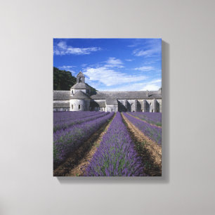Abdij van Sénanque, Gordes, Vaucluse, Provence, Canvas Afdruk