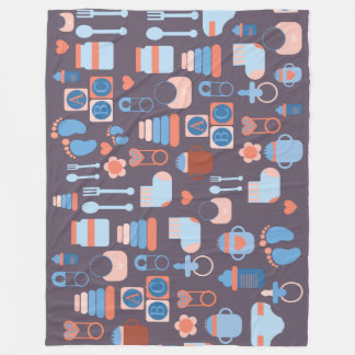 ABDL Blanket | Over de hele linie | Baby patronen Fleece Deken