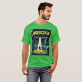 Abduction Comics: een retro sciencefictionavontuur T-shirt (Voorkant volledig)