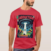 Abduction Comics: een retro sciencefictionavontuur T-shirt (Voorkant)