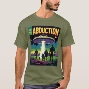 Abduction Comics: een retro sciencefictionavontuur T-shirt