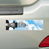 Abe Canary Bumpersticker (Op auto)