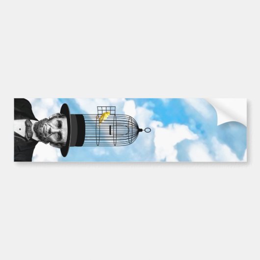Abe Canary Bumpersticker (Voorkant)