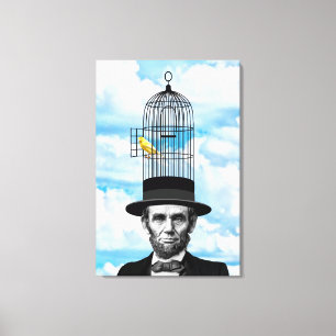 Abe Canary Canvas Afdruk